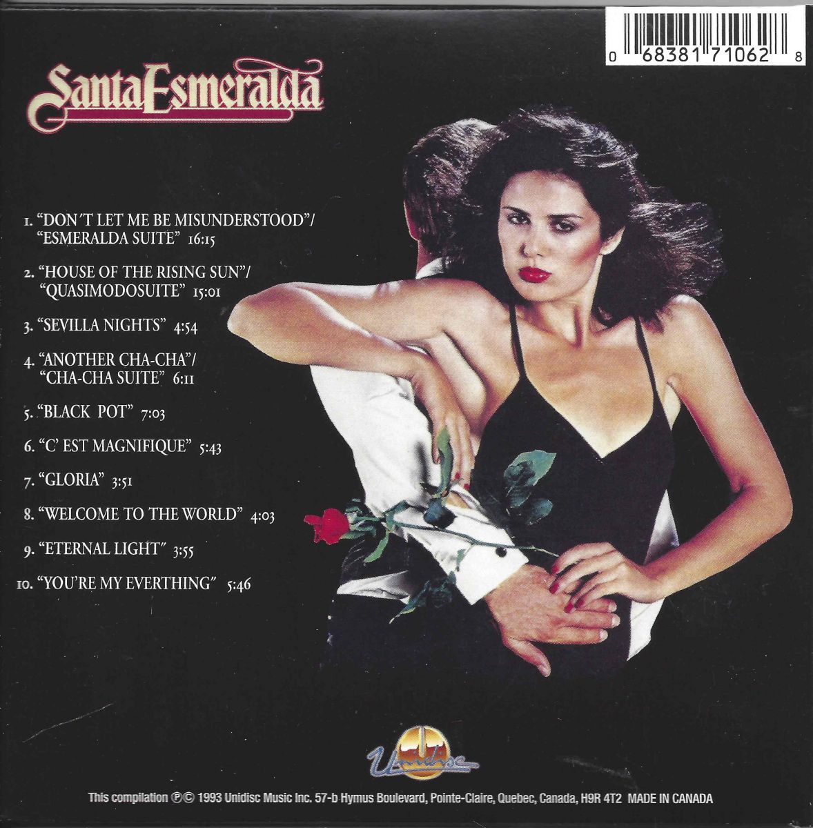 Santa Esmeralda ‎ The Greatest Hits Dubman Home Entertainment